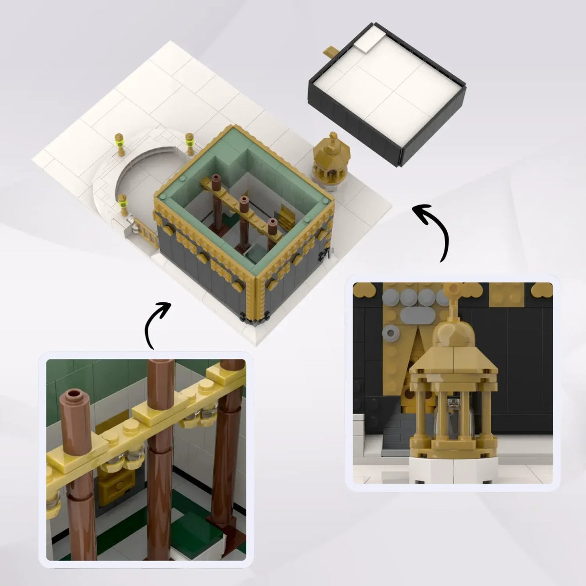 Juego de construcción de la Kaaba - Cubito - Juego de construcción de la Kaaba